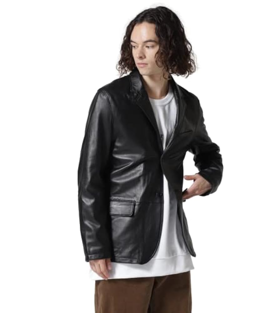 Amazon | [アヴィレックス] LEATHER TAILORED JACKET/レザー